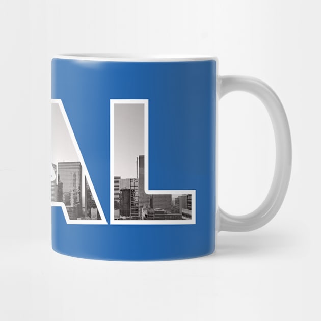 Dallas Mavericks DAL Skyline by StupidHead